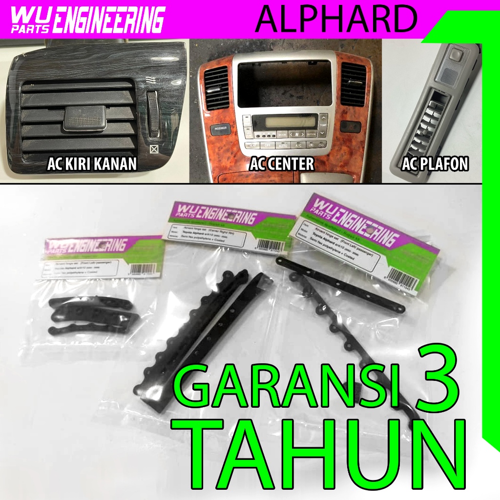 Jual Kisi AC Toyota Alphard anh10 2003-2008 repair kit engsel pengait ...