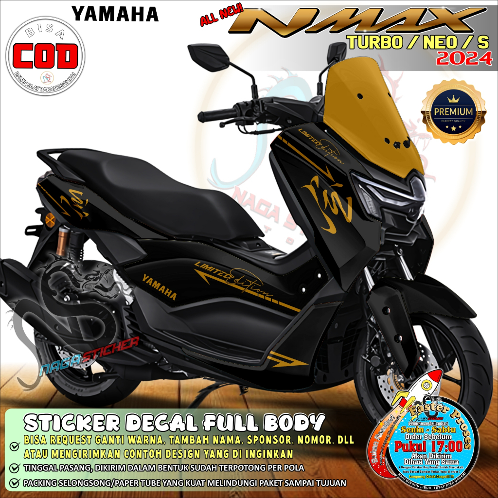 Jual Decal Sticker Full Body Yamaha NMAX Turbo Nmax Neo Variasi Limited ...