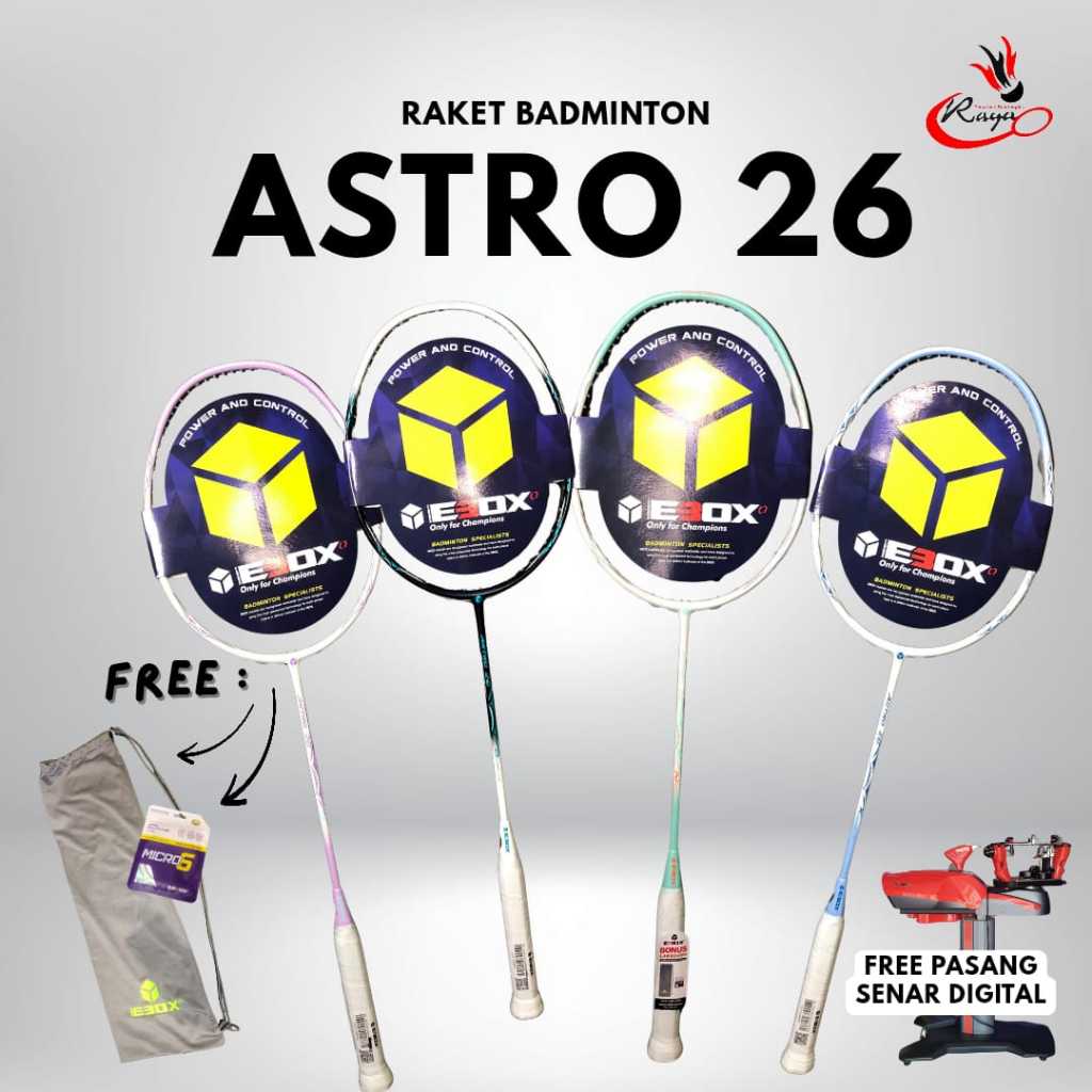 Jual Raket Badminton EBOX Astro 26 - Original | Shopee Indonesia