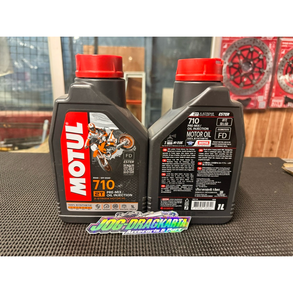 Jual MOTUL 710 PRE-MIX OIL INJECTION 2T 1 LT OLI SAMPING MOTOR TRAIL ...