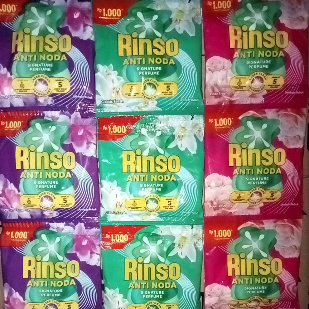 Jual RINSO Detergen Bubuk - Renceng (Isi 6) | Shopee Indonesia