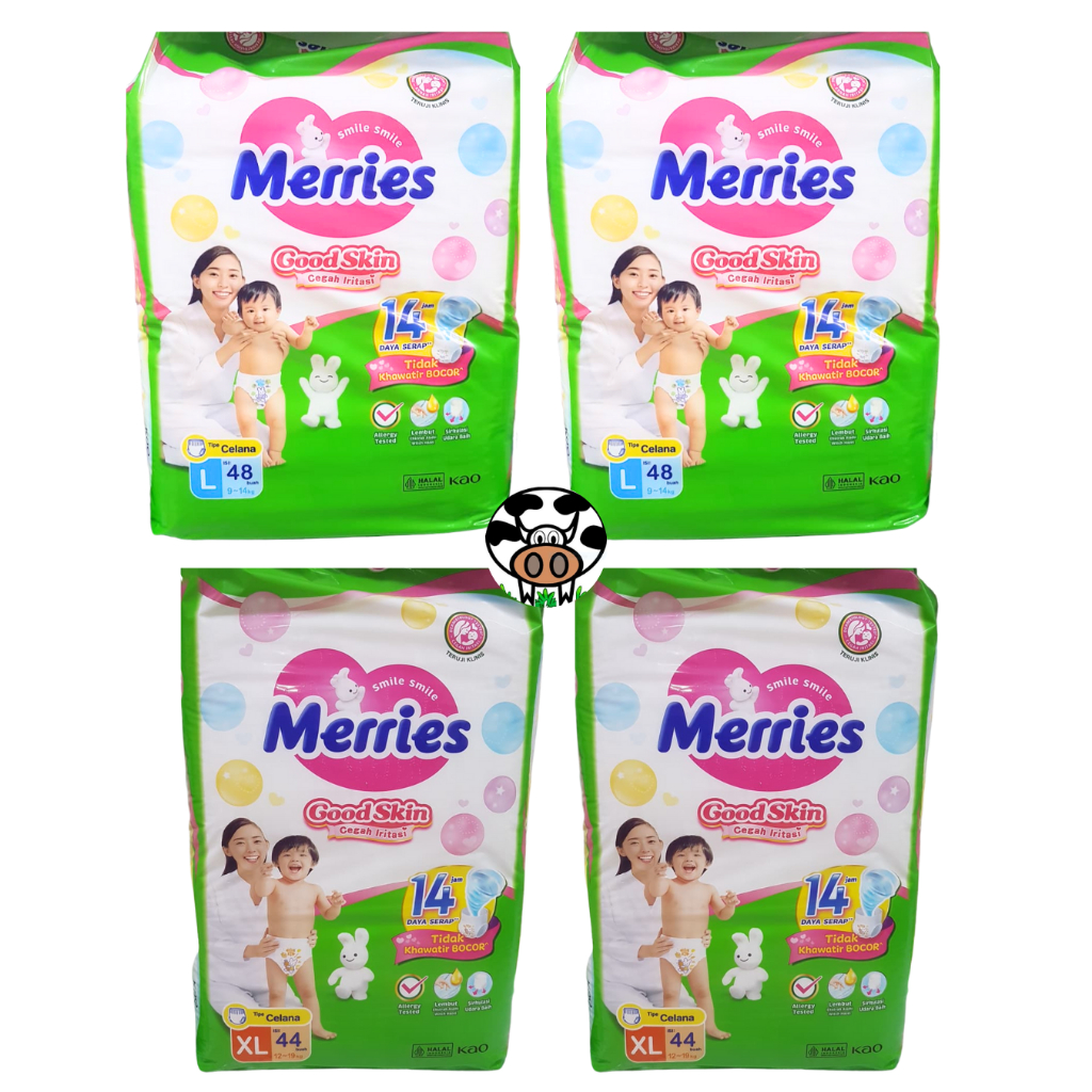 Jual Merries Pants Good Skin Jumbo L 48 | XL44 / Merries Super Jumbo ...