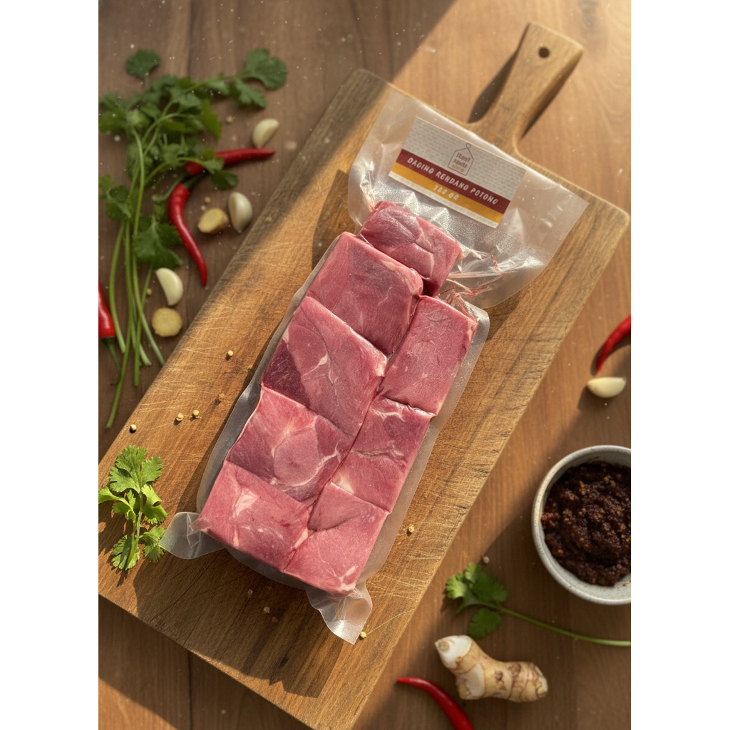 Jual Daging Rendang Potong 500 gr / Fresh & Vacum Seal | Shopee Indonesia