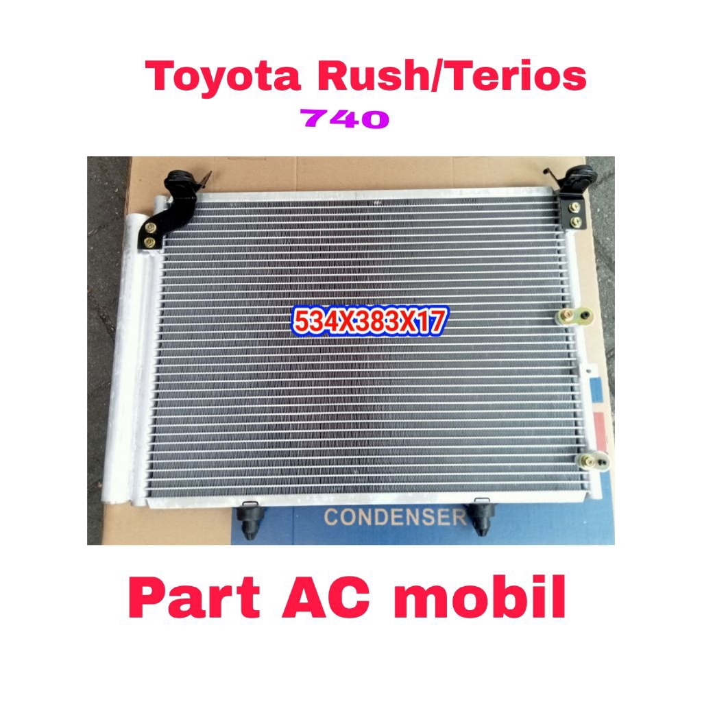 Jual kondensor condensor toyota rush/terios kode 740 | Shopee Indonesia