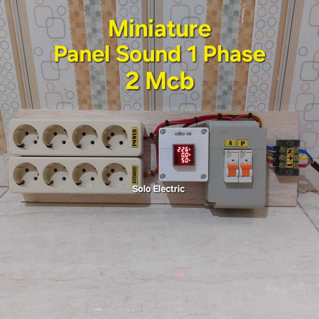 Jual Panel Sound 1 Phase / Panel Listrik 1Phase 2 mcb | Shopee Indonesia