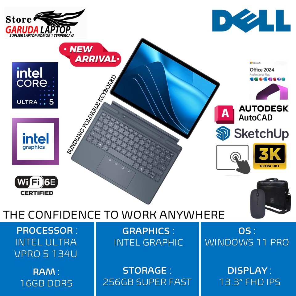 Dell Latitude 7350 - AI Ready - 13.3 - Intel Core Ultra 5 - 135U