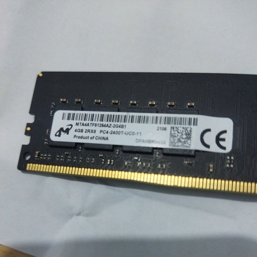 Jual Ram PC ddr4 4gb 2400mhz second | Shopee Indonesia