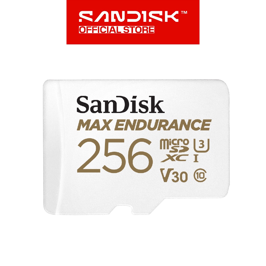 SANDISK microSDHC / microSDXC Max Endurance 32GB / 64GB / 128GB / 256GB for CCTV IP Cam 4K Video Monitoring (5)
