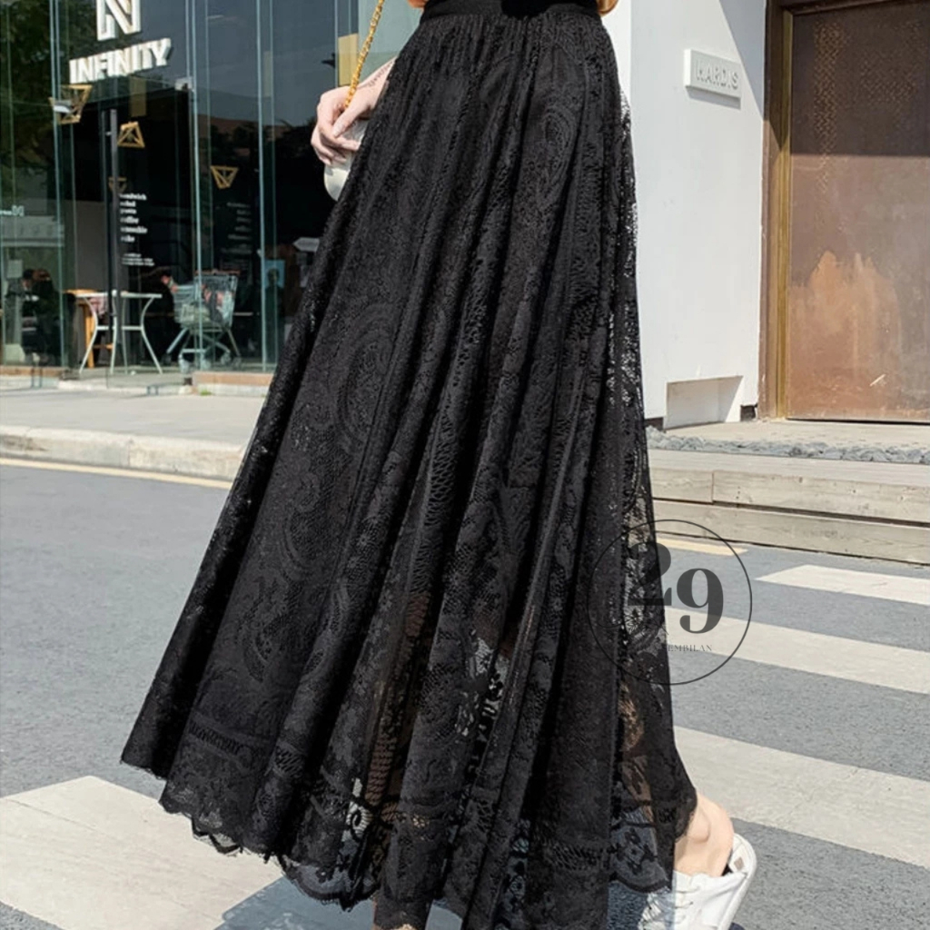Jual Rok Tutu Brokat Dewasa Premium/ Rok Tutu Renda Brokat Tile Brokat ...
