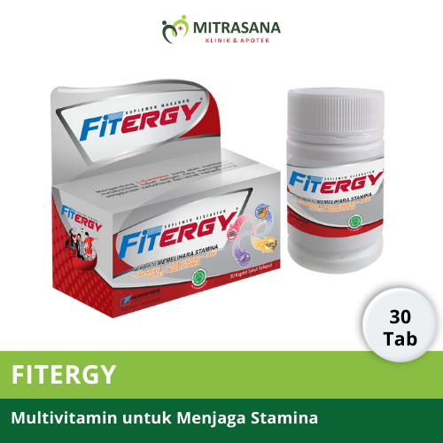 Fitergy 30 Tab - Multivitamin Menjaga Stamina