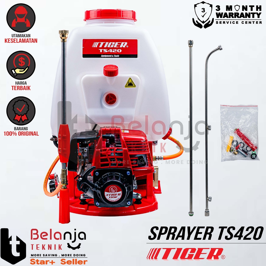 Jual Tiger TS420 Alat Semprot Hama Bensin 20 L Desinfektan Backpack ...