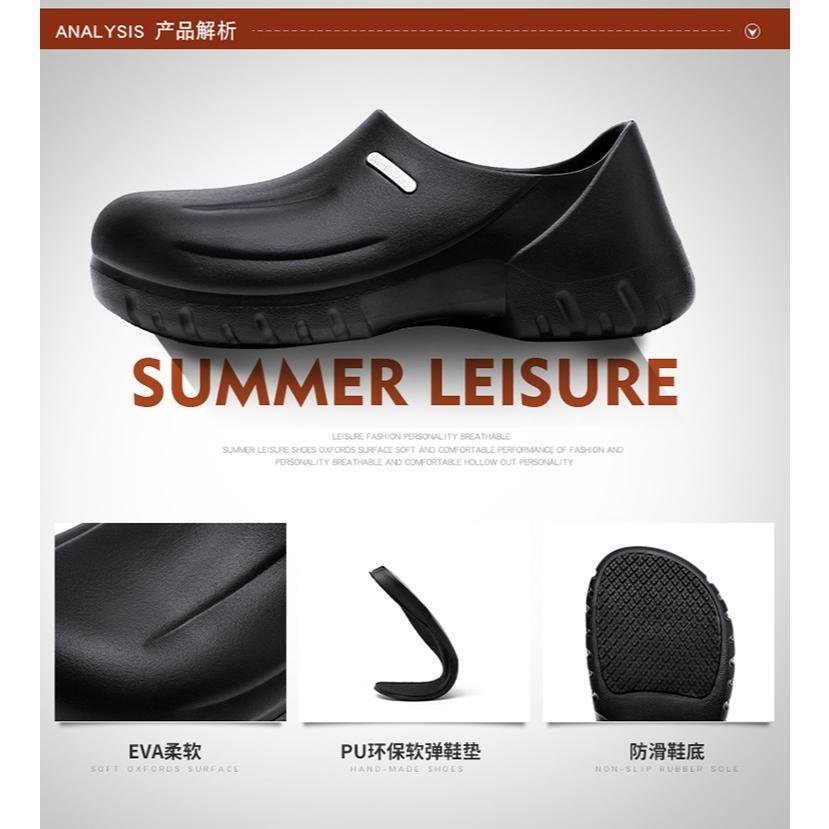 Jual KITCHEN SHOES KITCHEN ANTI-SLIP SEPATU CHEF SAFTY SHOES DENGAN ...