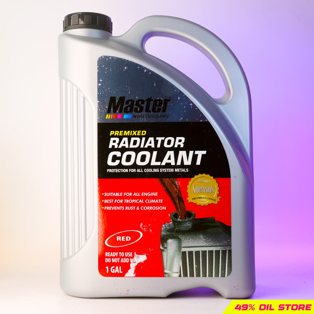 Jual Master Radiator Coolant for Air Radiator - Premixed 1Galon 4Liter ...