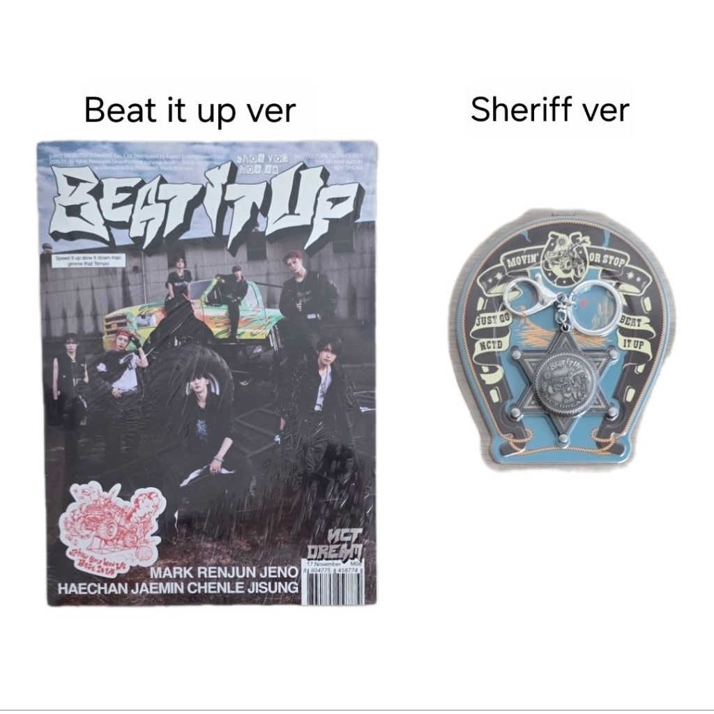 専用NCTDREAM beat it up sheriff ver 未開封 専用NCTDREAM beat it up