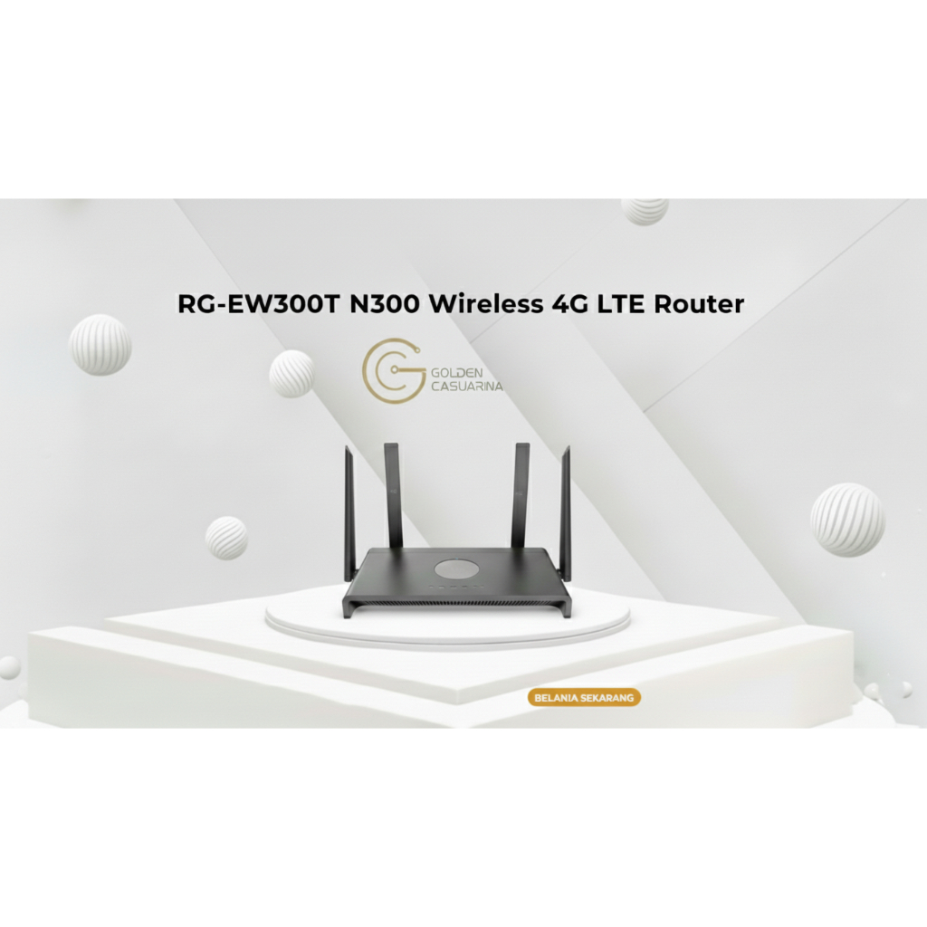 Jual RG-EW300T Ruijie N300 Wireless 4G LTE Router - N300 300Mbps WiFi ...
