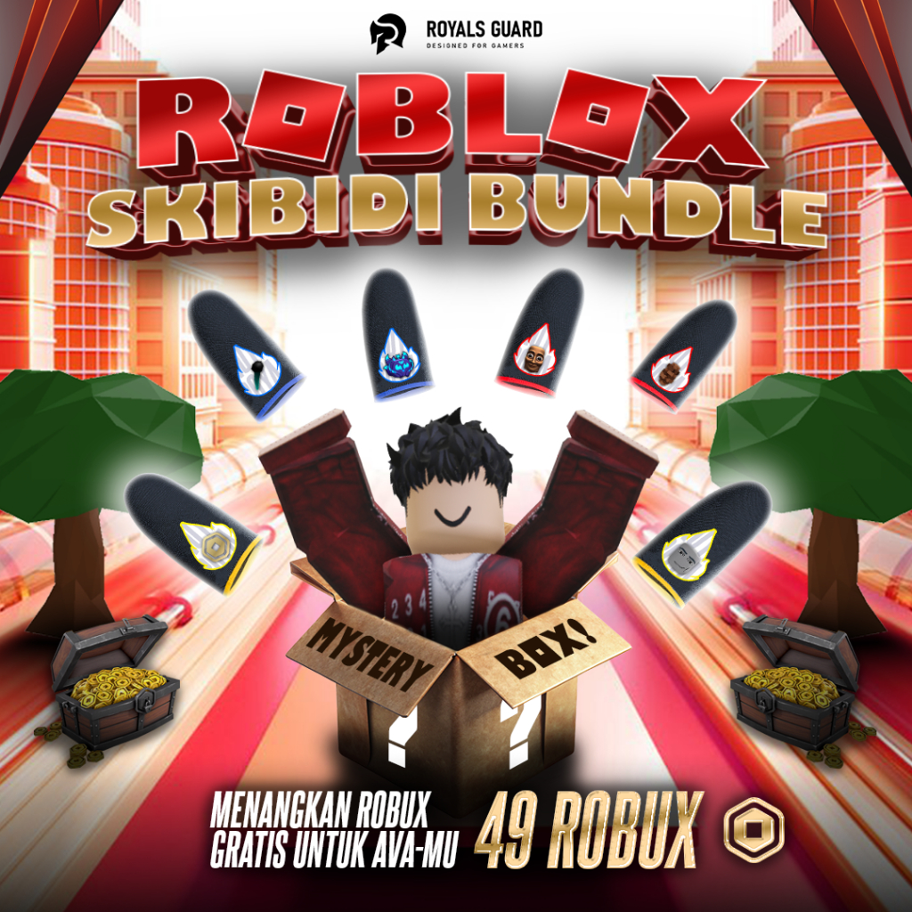 Jual [Roblox Skibidi Bundle] Royals Touch Classic Edisi Logo Roblox ...