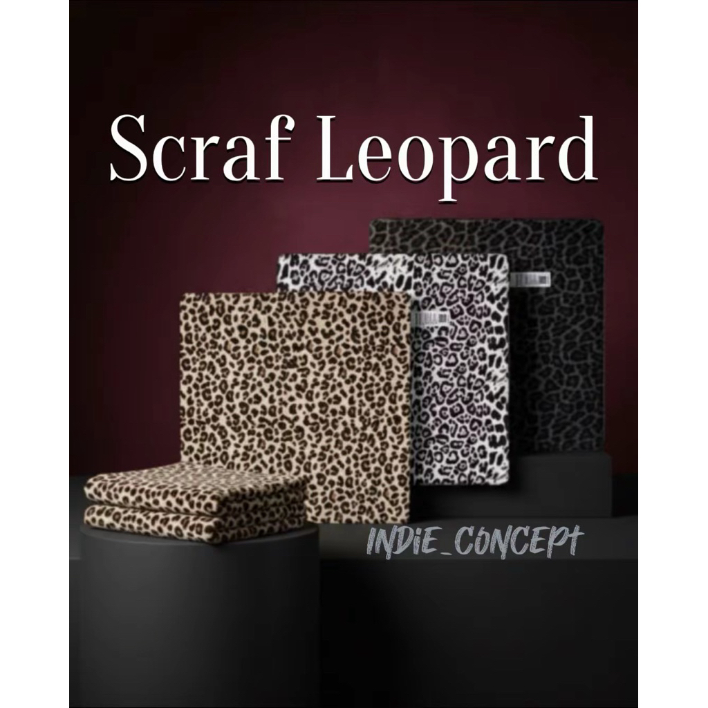 Jual Bandana Leopard | Scraf Bandana Leopard | Scraf Skena | Slayer ...