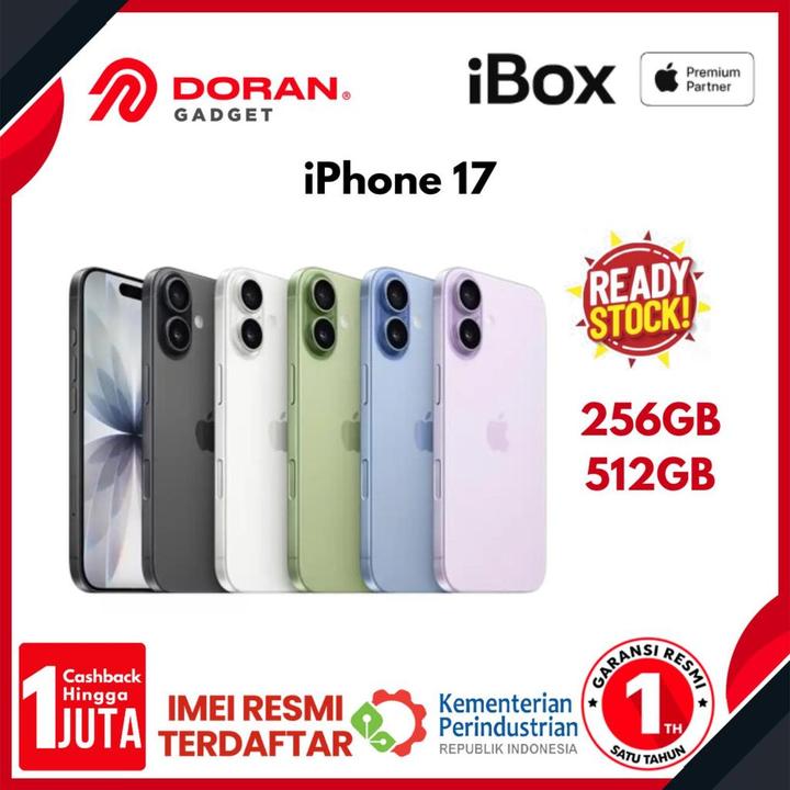 iPhone 17 5G 256GB New Apple Garansi Resmi