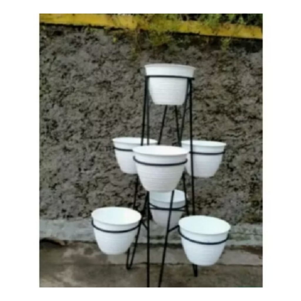 Jual rak pot model menara/rak pot lubang 7 | Shopee Indonesia