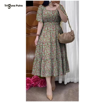 SMOKED Dress Mora Dress Wanita Pendek