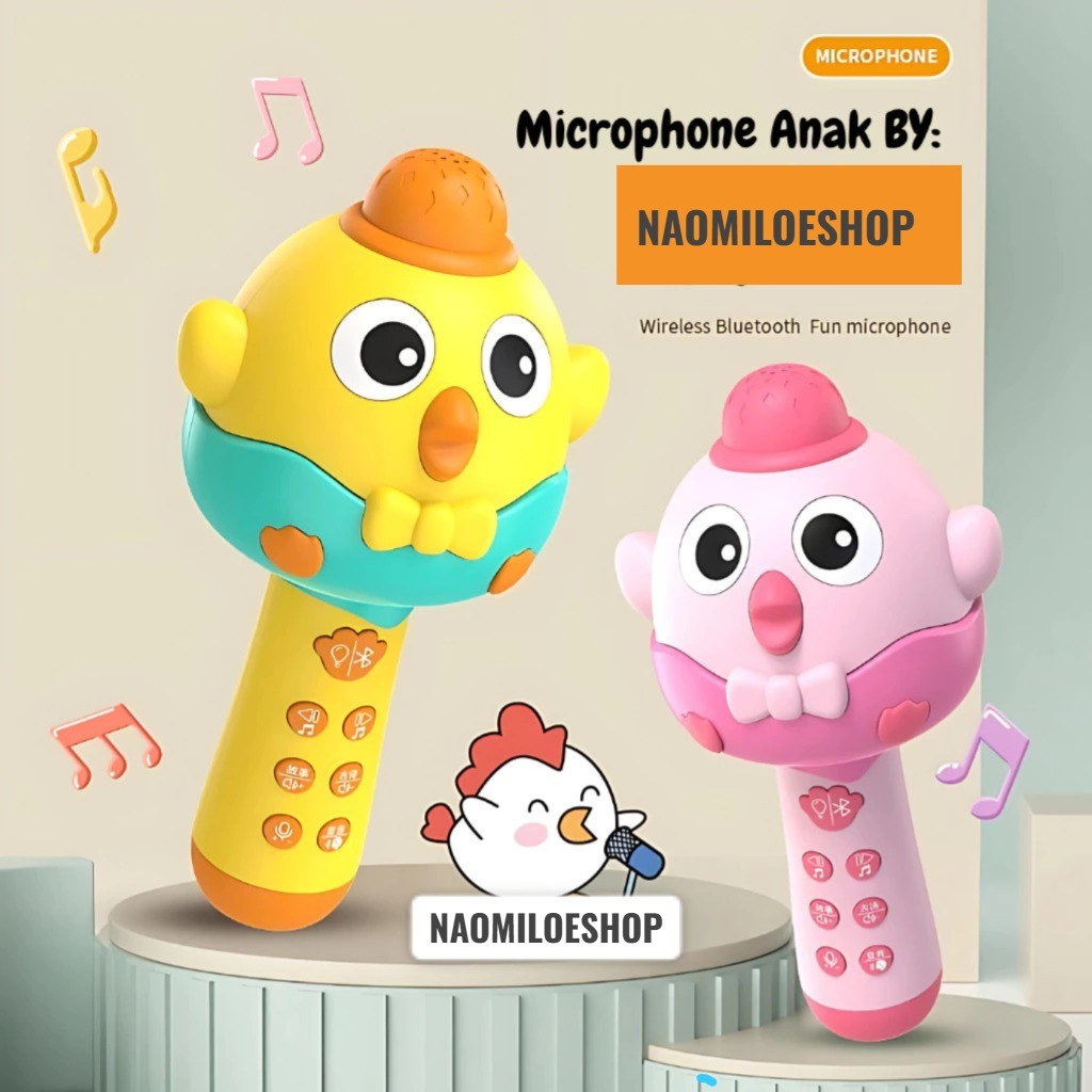 Jual Chick mic Mainan Mikrofon anak bluetooth Edukasi Anak mainan mic ...