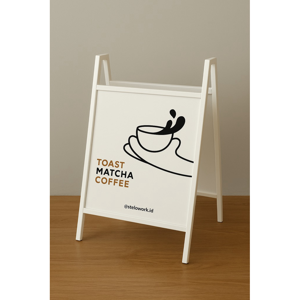 Jual Signage A-Stand Besi Custom 40x60 – Bisa Request Warna & Ukuran ...