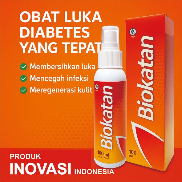 Biokatan!! Mengeringkan Luka Diabet, Gangren Akut dan Kronis  isi 25 ml