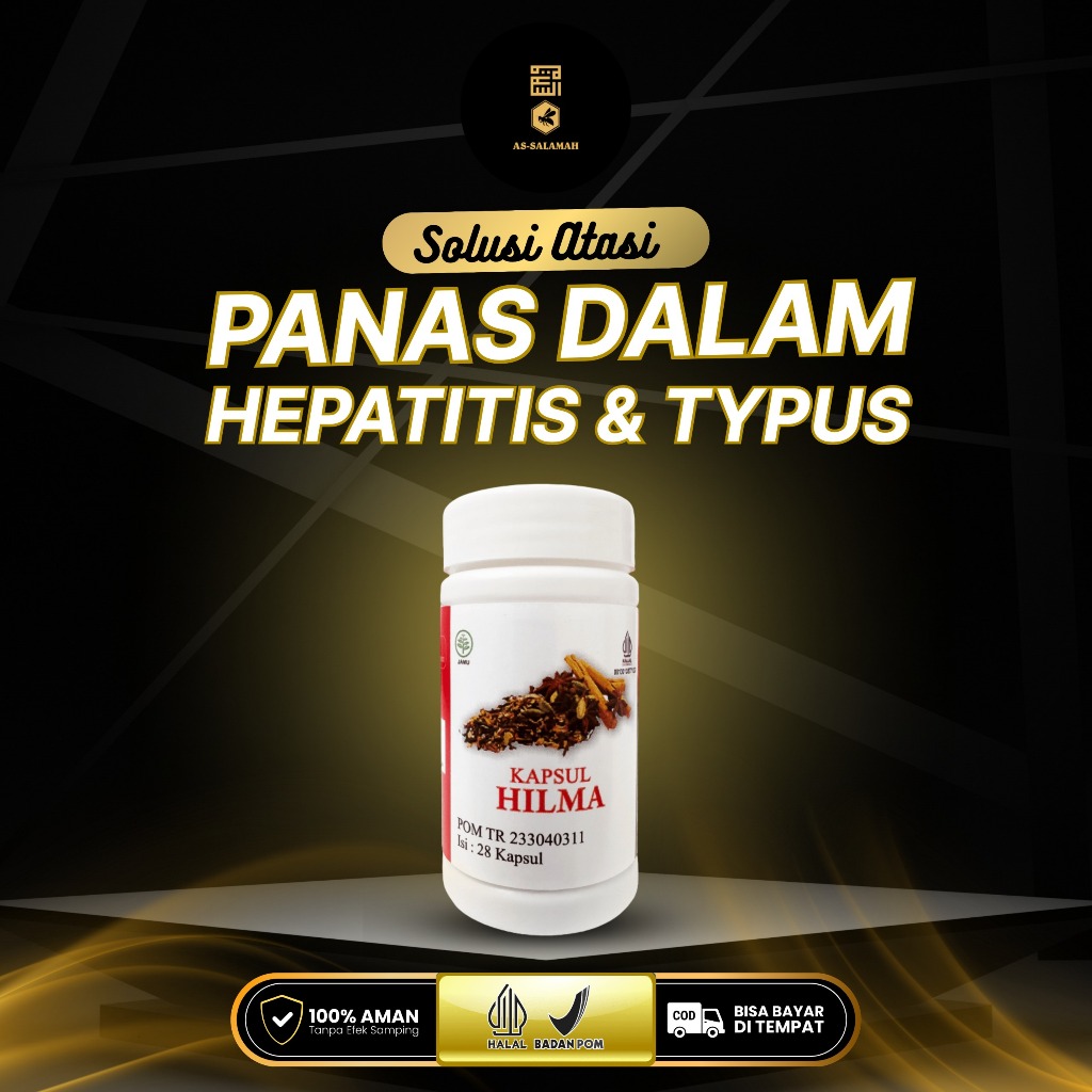 Kapsul Hilma Herbal Atasi Typus Panas Dalam Hepatitis