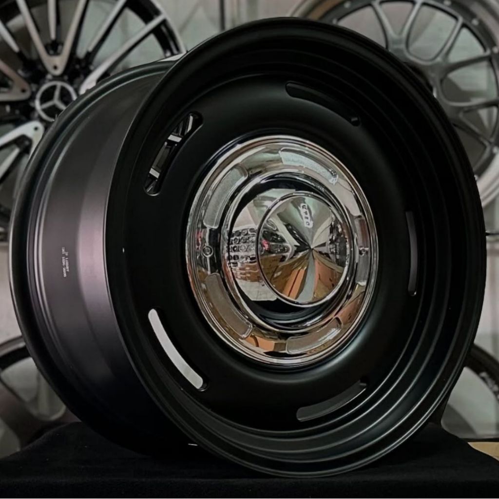 Jual velg mobil r18 jf rally look flow forming pcd 5x108 lebar 8,5 velg ...