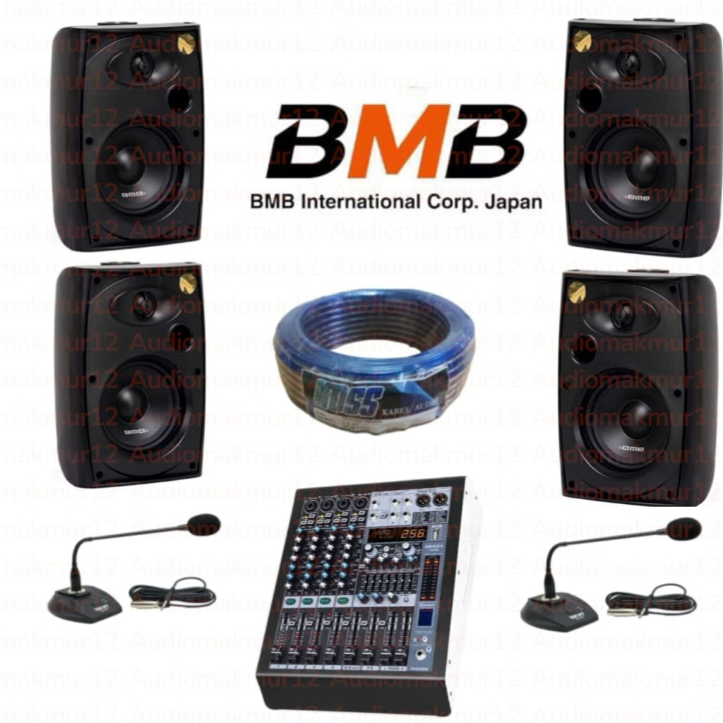 Jual Paket Sound System 4 Titik Speaker BMB KG511/KG-511 50W 5