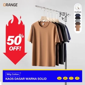(Cuci Gudang Besar Besaran!)Kaos Polos Pria Kaos Cowok Kaos Oblong Tebal Kaos Lengan Pendek