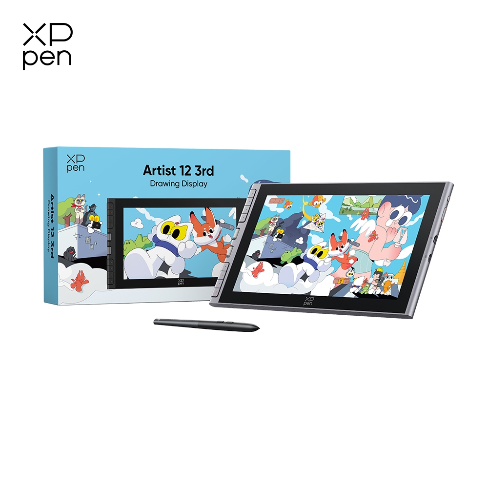 Jual XPPen Artist 12 3rd Pen Display Drawing Monitor With Micro X