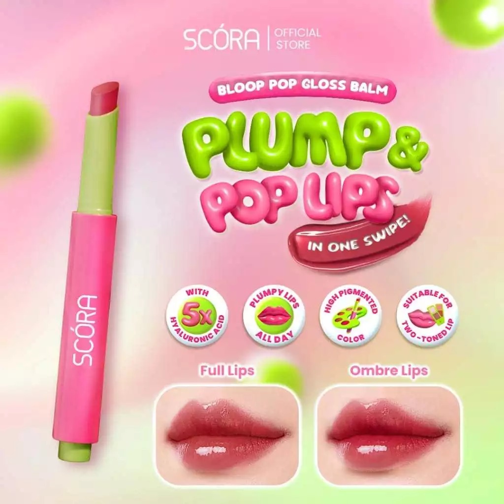 Jual -CLAIRY- SCORA BLOOP POP GLOSS BALM || LIP BALM | Shopee Indonesia