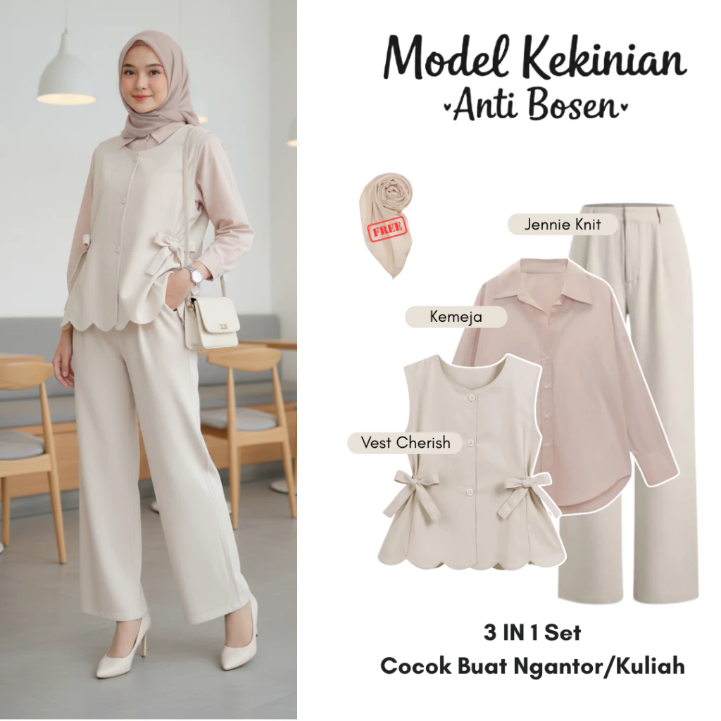 GRL 125 3in1 Korean Style Outfit Remaja Kekinian