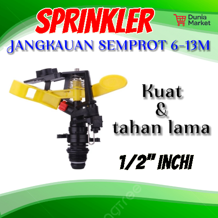 Jual SPRINKLER IMPACT 1/2 INCH DRAT LUAR ALAT SIRAM TAMAN KEBUN RUMPUT ...