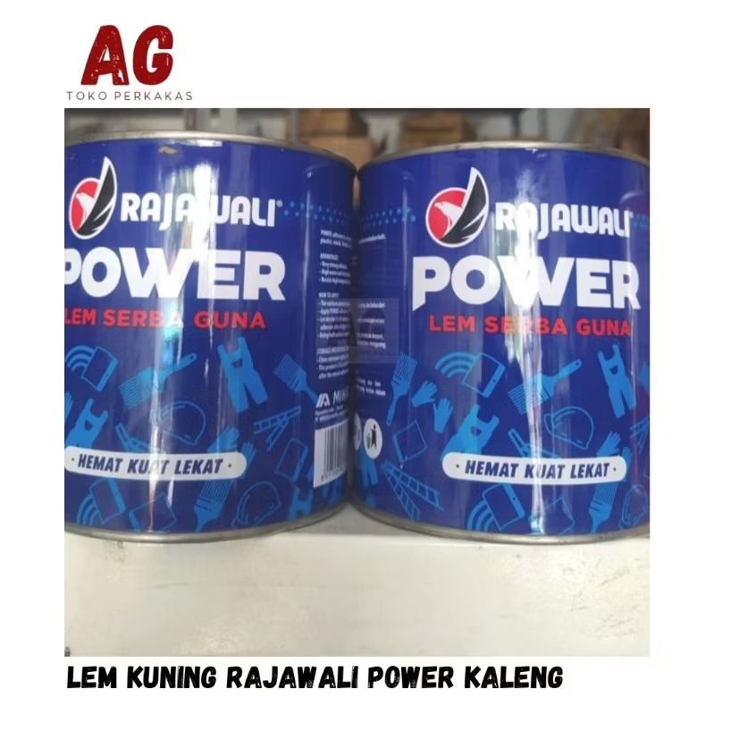 Jual Lem Kuning Rajawali Power Kaleng | Shopee Indonesia