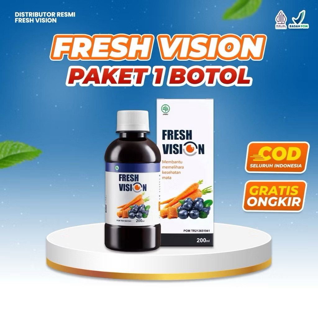 Jual Fresh Vision 200ml / Memenuhi kebutuhan nutrisi mata/ Mencegah ...