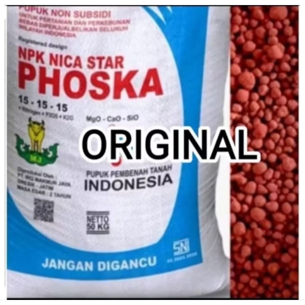 Jual Npk Merah Phonska Original Pupuk Majemuk | Shopee Indonesia