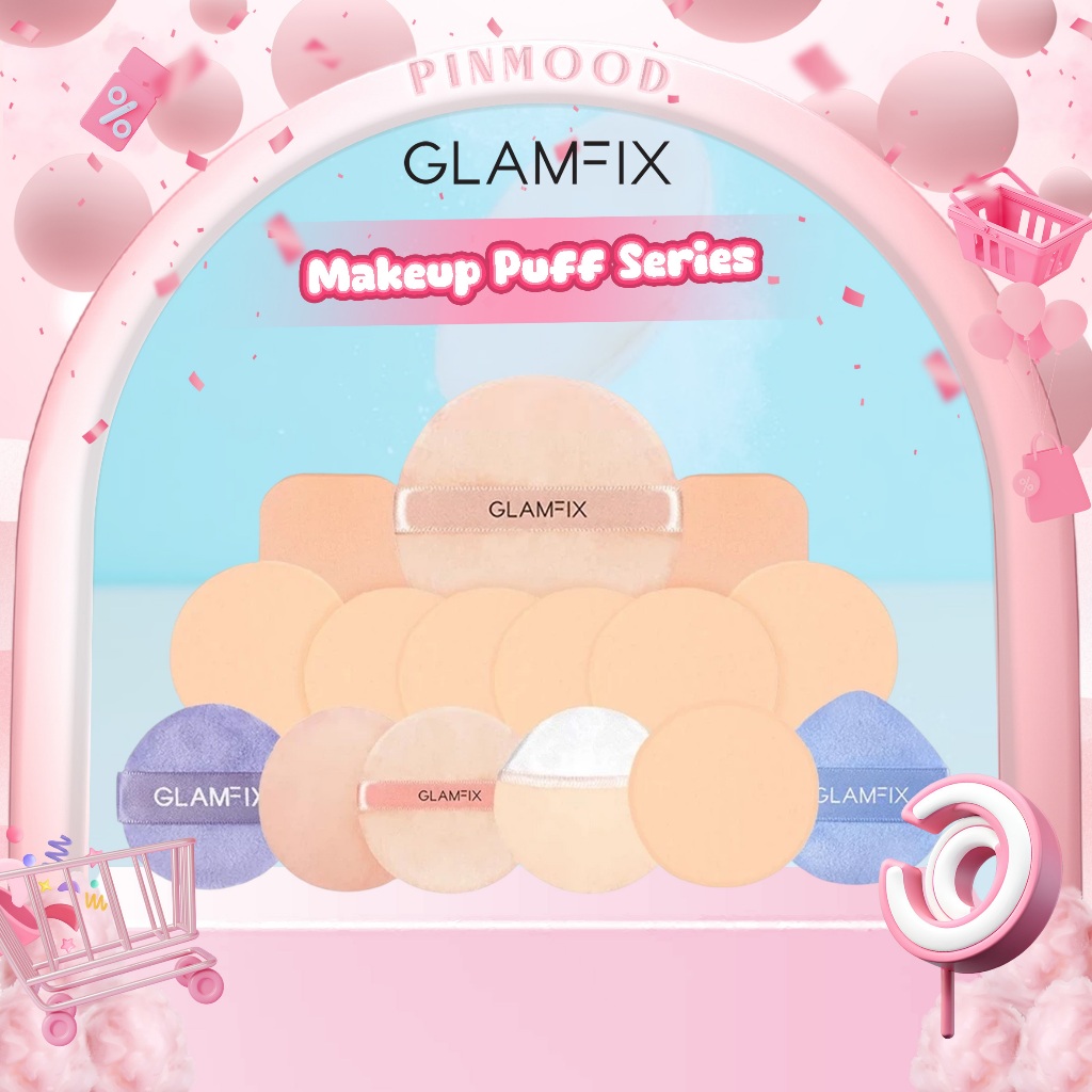 Jual GLAMFIX - EXPERT POCKET MAKEUP POWDER SOFT PUFF SERIES - Puff ...