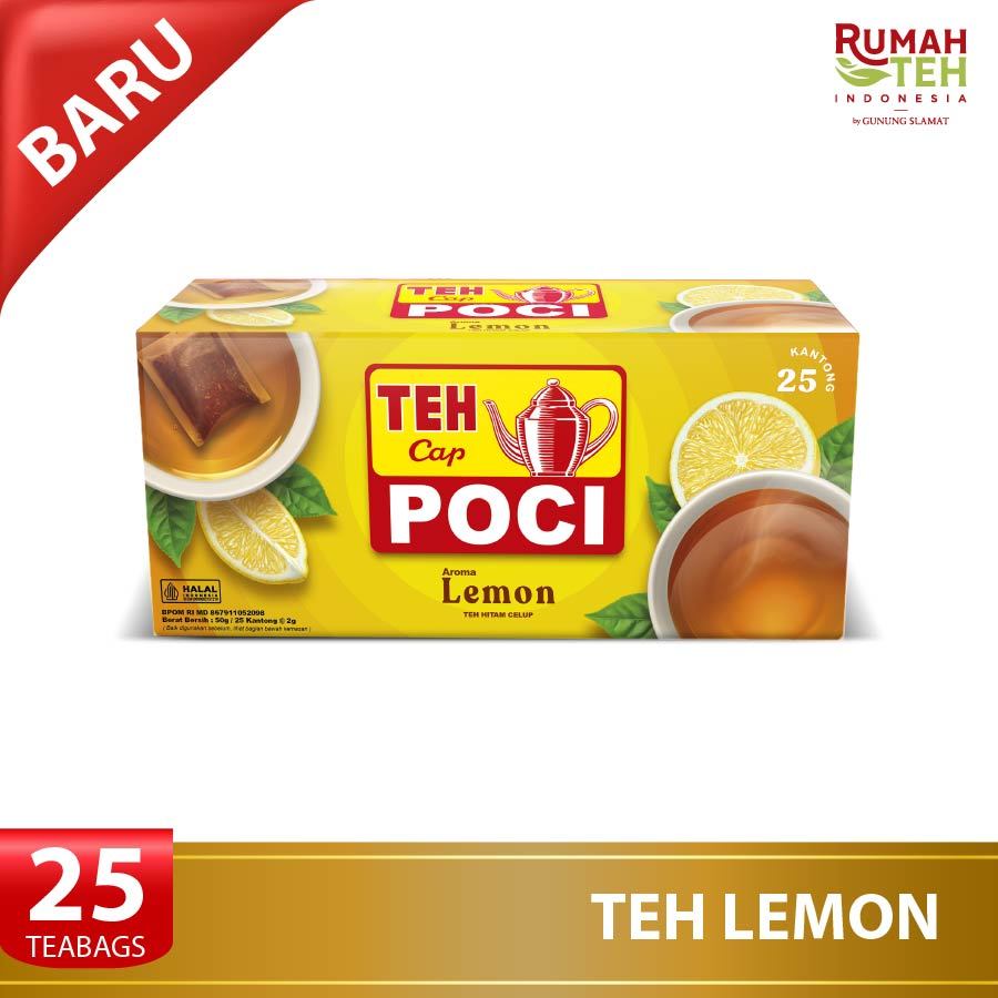 Jual Teh Celup Cap Poci Rasa Lemon 25 Bags - Teh Poci - Tea Bag ...