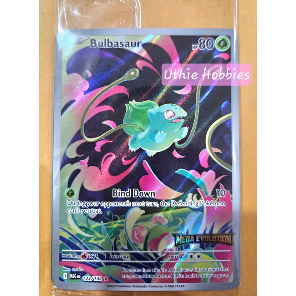 Jual Pokemon TCG English - Mega Evolution Bulbasaur 133/132 AR (Mega ...