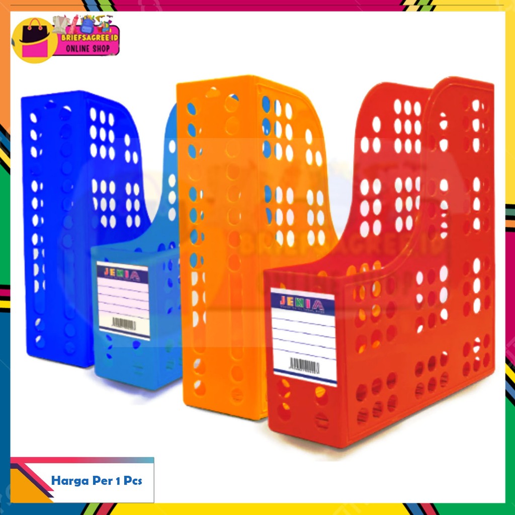 Jual Box file keranjang plastik warna random/ Tempat berkas dokumen ...