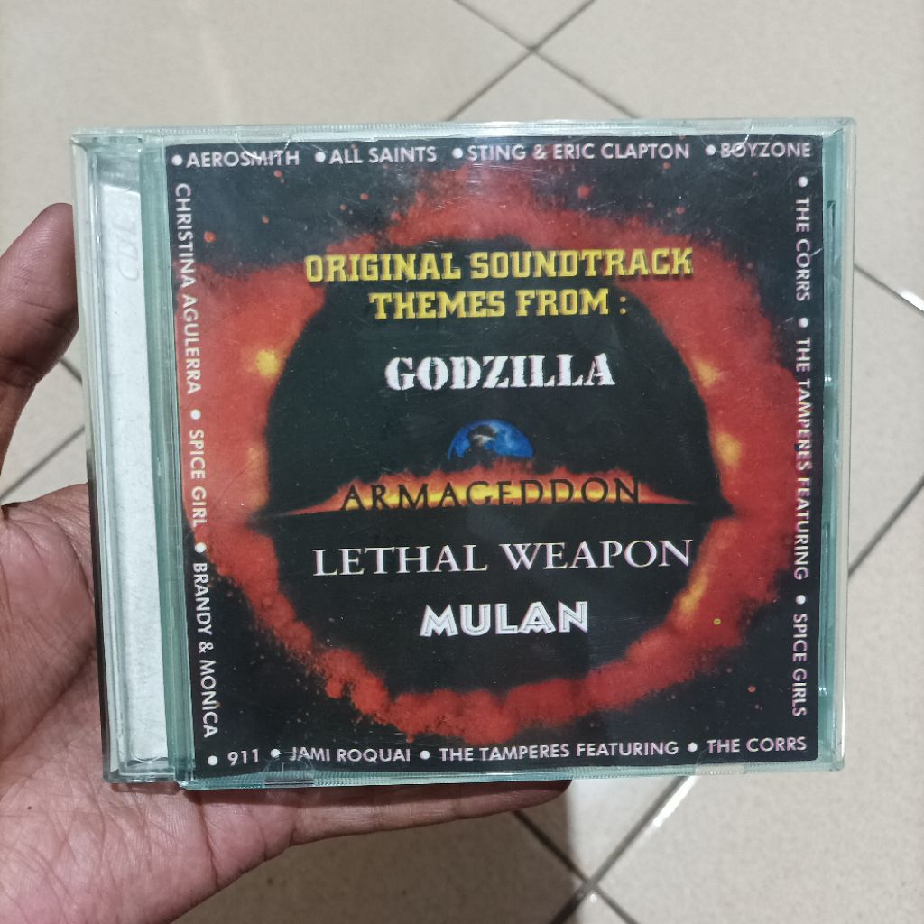 Jual Kaset VCD Original Soundtrack Film Armageddon Godzilla Mulan dll ...