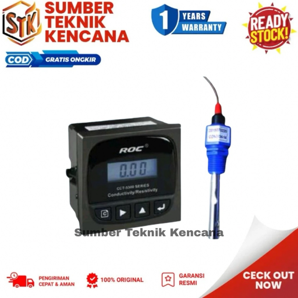 Jual Hi RANGE Conductivity TDS Meter Controller CCT-5320E ROC | Shopee ...