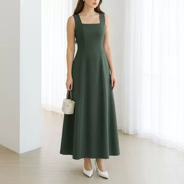 VELOVE Caren Dress 14 Colors 3 Size Party Dress Wanita