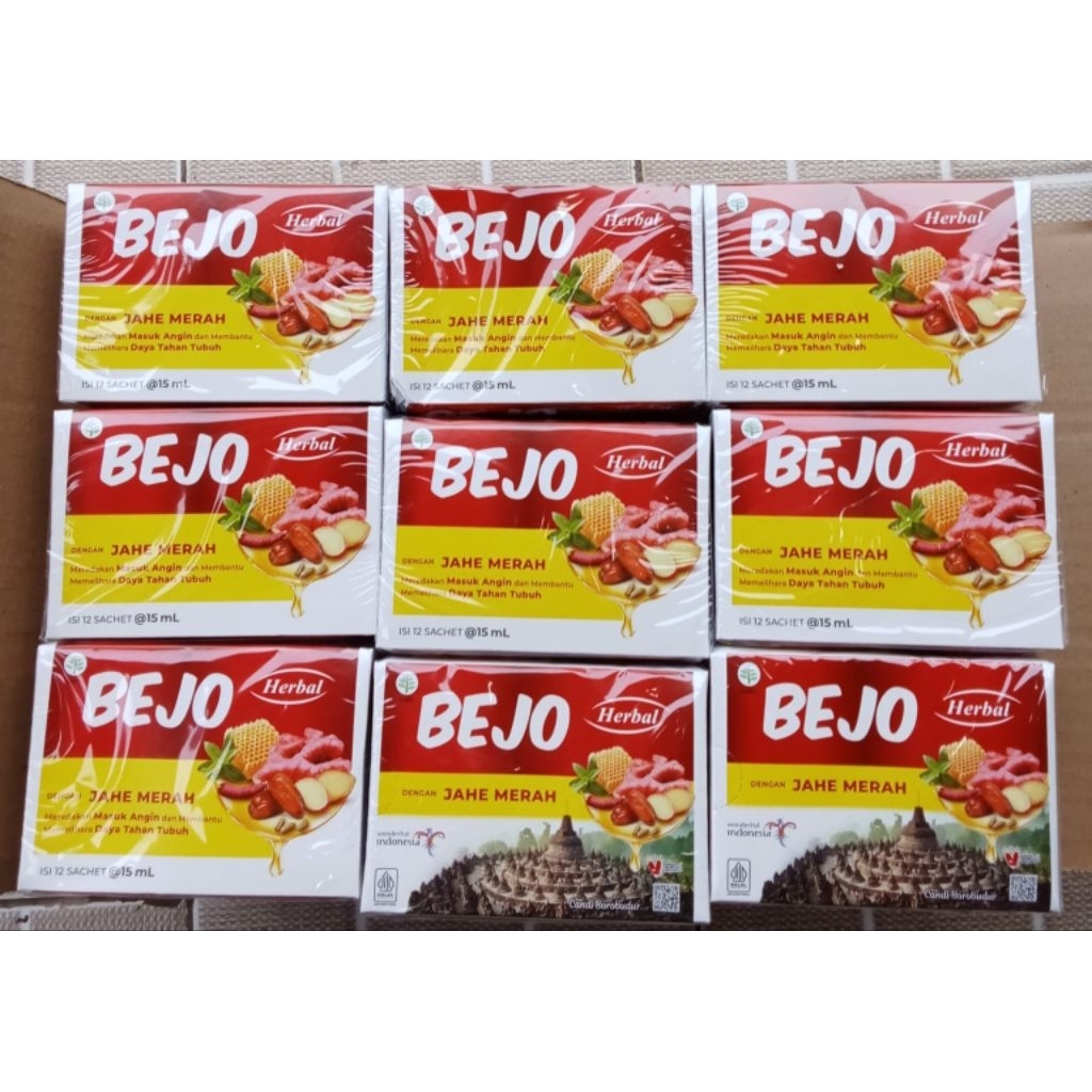 Jual Bejo jahe merah isi 12 sachet ( 1 box ) exp 2027 | Shopee Indonesia