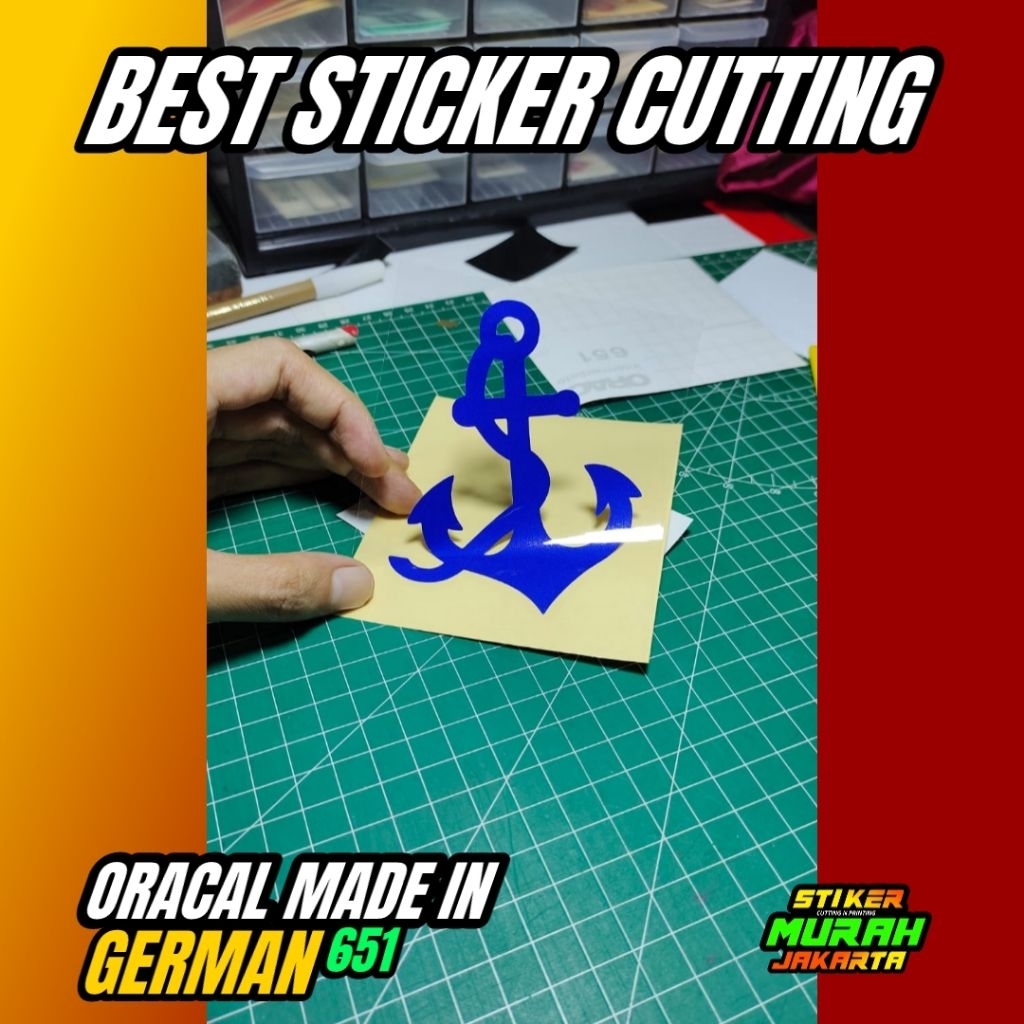 Jual STIKER JANGKAR KAPAL LAUT STICKER CUTTING CUSTOM TRANSPARAN ...
