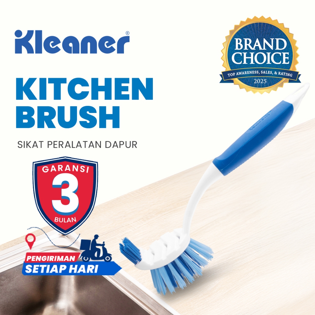Kleaner Sikat Peralatan Dapur 27 Cm Karet Lembut Kitchen…