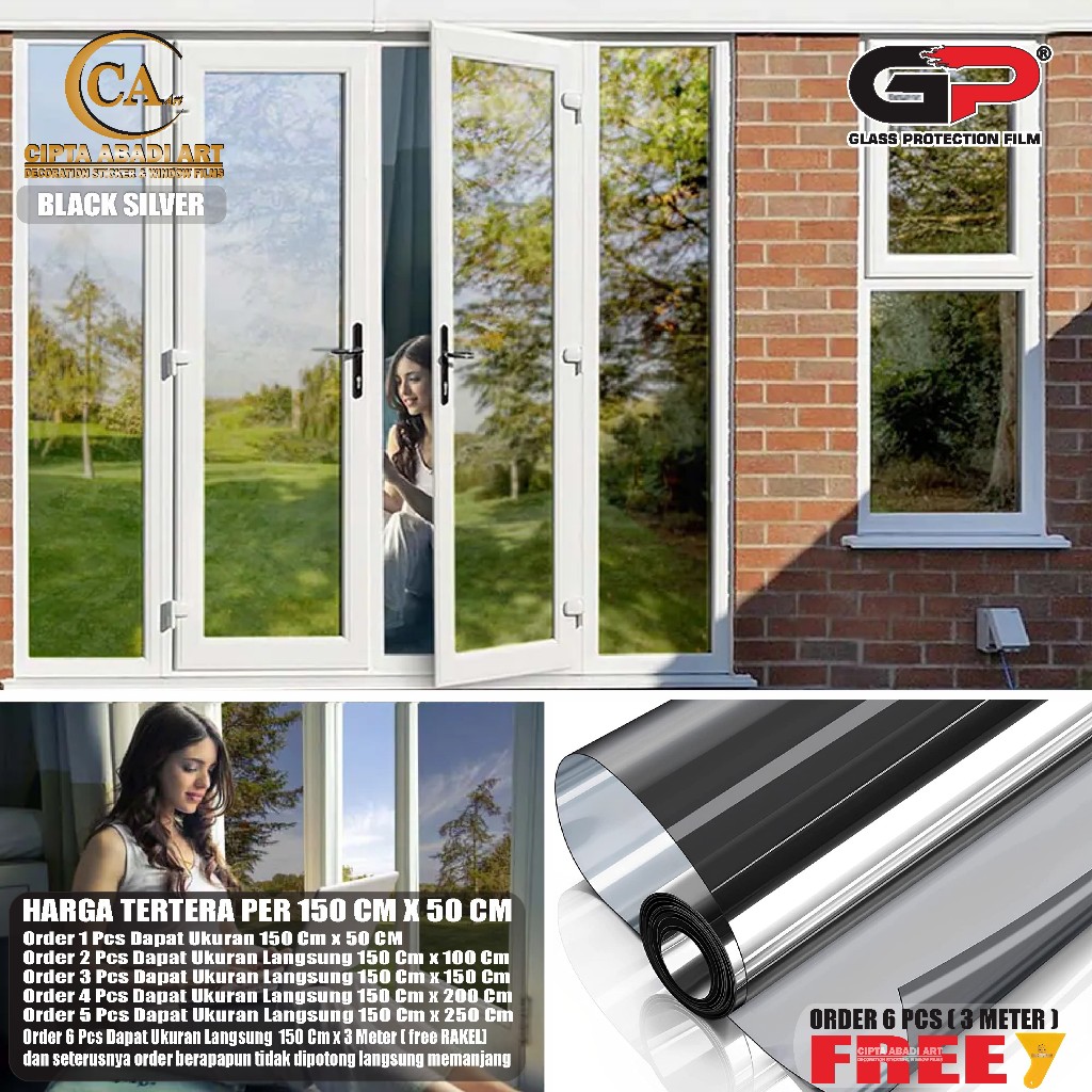 Jual Sticker Kaca Film Cermin Jendela Rumah Gedung Kantor Sunblast ...
