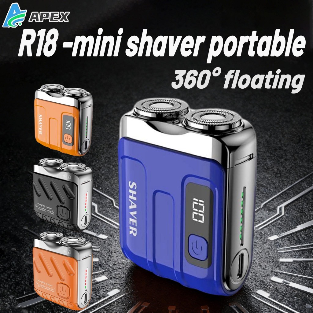 Jual Mini Electric Shaver 2 Floating Head Digital Display Portable ...